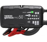 Noco GENIUSPRO50 EU Chargeur de batterie 6V/12V/24V accumulateurs au plomb et au lithium avec pinces crocodile et cosses de câble