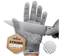 Nocry - Gants résistant à la coupure avec micropoints antidérapants et niveau 5 de protection à la coupure Coupe confortable. Qualité alimentaire. -, gris, CL