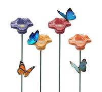 Nocsitey Station d'Abreuvoir pour Papillons | 4 Pièces Abreuvoir à Pollinisateurs | Bol d'eau pour Pollinisateurs - pour Amoureux des Animaux Jardinier Pelouse Cour Balcon Patio Parc École
