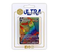 Noctali VMAX 214/192 Arc en Ciel Secrète Poing Final - Ultraboost X Epée et Bouclier 7 Évolution Céleste - Coffret de 10 Cartes Pokémon Françaises