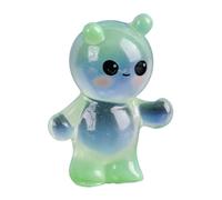 Noctilucous Petite figurine miniature en résine - Figurines phosphorescentes | Petite figurine de dessin animé en résine phosphorescente | Accessoires de jardin féérique lumineux pour décoration de