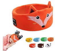 Noctone - Kids, masque nuit enfant élastique, bandeau Bluetooth mignon, doux et confortable, Bluetooth V5.0, volume réglable, idéal pour la conduite ou l'heure du coucher (D)