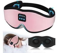 Noctone - Serenity,3D Masque de sommeil Bluetooth - Pour Voyages, Sieste & Travail Posté, Sans Fil Anti, Homme et Femme, Musique