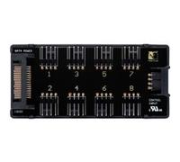 Noctua Hub de ventilation NA-FH1 – 8 canaux, 8 ventilateurs 12V/5V 4 broches PWM/3 broches – Noir