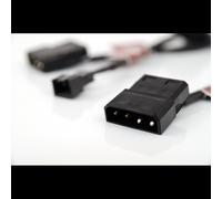 Noctua NA-SAC1 : Kit de Câbles Adaptateurs 3x NA-AC1 pour Ventilateurs 3-Pin vers Connecteur PSU 4-Pin, Circuit en Boucle, 111x150x29mm, 63g