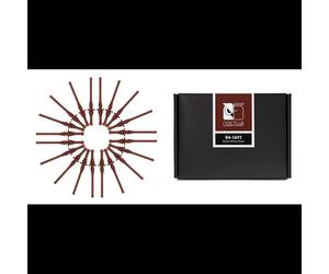 Noctua NA-SAV2 : Kit de 20 Attaches Anti-Vibration NA-AV2 Marron pour Ventilateurs PC, Dimensions 111x150x29mm, Poids 67g