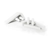 Noctua NA-SAVP3 chromax.white, 16 Pads Anti-Vibration pour Ventilateurs PC | Pour 2 Ventilateurs à Cadre Rond Noctua 140mm, Caoutchouc Silicone Esthétique, Amorti des Vibrations et Réduction du Bruit