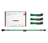 Noctua NA-SEC1 chromax.green, Câbles-Rallonges de Ventilation, 3/4 Broches (30 cm, Vert)