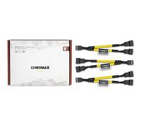 Noctua NA-SYC1 chromax.yellow, Câble en Y 4 Broches (Jaune)