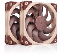 Noctua Ventilateur PC NF-A12x25 G2 PWM Sx2-PP – Kit 2x Push-Pull / Côte à côte (Brun)