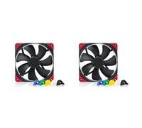 Noctua NF-A14 PWM chromax.black.swap, Ventilateur Silencieux Haut de Gamme, 4 Broches (140 mm, Noir) (Lot de 2)