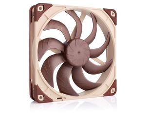 Noctua NF-A14X25 G2 LS-PWM système de refroidissement d'ordinateur Boitier PC Refroidisseur d'air 14 cm Beige, Marron 1 pièce(s)