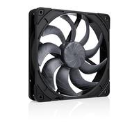 Noctua NF-A14x25 G2 PWM chromax.black, Ventilateur Puissant Discret 140mm | Ventilateur à Flux d'Air & Pression Statique Élevés, Discret, pour Ventirad/Radiateur/Boîtier, 1500 Tr/min 4 Broches PWM