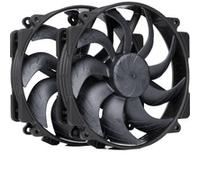 Noctua Ventilateurs NF-A14x25r G2 PWM chromax.black Sx2-PP – Kit 2 (Noir)