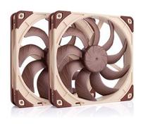Noctua NF-A14x25 G2 PWM Sx2-PP, Kit avec Deux Ventilateurs pour Installation Push-Pull ou Côte à Côte (Brun)