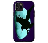 Nocturnal Raven Once in A Blue Moon Art Halloween Art Coque pour iPhone 11 Pro