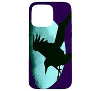 Nocturnal Raven Once in A Blue Moon Art Halloween Art Coque pour iPhone 15 Pro Max