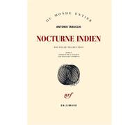 Nocturne indien - Antonio Tabucchi - Gallimard - Poche - Roman