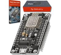 NodeMCU Lolin V3 Module ESP8266 (ESP-12F),Wi-FI Development Board with CH340,NodeMCU V3 Wireless Compatible with Arduino including Ebook!