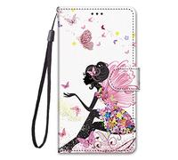 Nodigao Coque Compatible pour HMD Pulse/Pulse+ / Pulse Pro Antichoc avec Support Clapet Design Animal Motif Drôle Étui Bumper 373 Kickstand Case Cover Housse Portefeuille - Fille