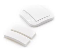 NodOn Interrupteur mural EnOcean sans fil sans pile - Installation rapide - Compatible Jeedom