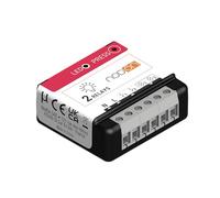 NodOn - Module Éclairage On/Off Zigbee 3.0, 2 canaux, 2x3A, fonction Zero Crossing, installation possible au tableau électrique, compatible Home Assistant, Jeedom, Z2M, ZHA