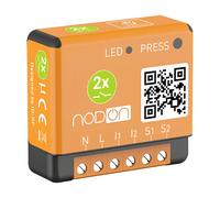 NODON Module Encastré Compatible EnOcean 2 canal de 1,1kW Orange