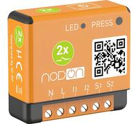 NODON, module encastré EnOcean 2 canaux 1,1kW, orange