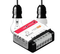 NodOn - Zigbee 3.0 - Module Éclairage On/Off 2 canaux, 2x3A, fonction Zero Crossing, installation possible au tableau électrique, compatible Home Assistant, Homey, SmartThings, Jeedom, Z2M, ZHA