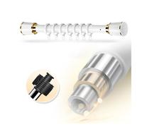 NoDrill Barre de douche extra longue réglable 40500 cm Barre de suspension pour salle de bain et chambre à coucher 0,71,2 m + 10 anneaux inclus