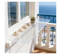 NoDrill Étagère de rebord de fenêtre de cuisine en acrylique - 30 x 15 cm - Sto Board pour condiments, cuisson et herbes d'intérieur - Économie d'espace pour la maison