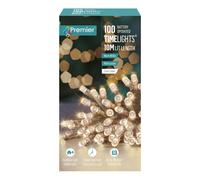 Noël 100 Batterie Minuteur LED Lumières Clair Câble Intérieur Extérieur Choisir