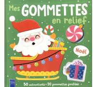 Noël - 50 Autocollants + 20 Gommettes Gonflées