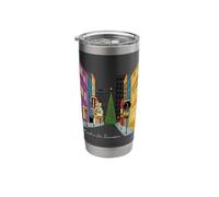 Noël à Nashville Tennessee Gobelet isotherme en acier inoxydable double paroi