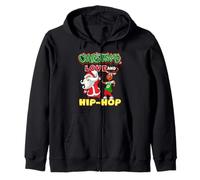Noël, Amour & Hip Hop - Le Style Le Plus Cool du Père Noël ! Sweat à Capuche