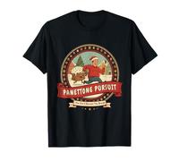 Noël Amusant Folies Gastronomiques de Fêtes Panettone T-Shirt