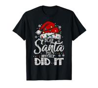 Noël Assorti « Dear Santa My Brother Did It » T-Shirt