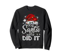 Noël Assorti « Dear Santa My Sister Did It » Sweatshirt