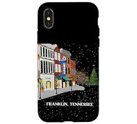 Noël au Centre-Ville de Franklin Tennessee Coque pour iPhone X/XS