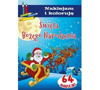 Noël - Autocollants et coloriage - Anna Wisniewska (Malbuch für Kinder auf Polnisch)