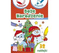 Noël - Autocollants et coloriages - Anna Wisniewska (Buch auf Polnisch)