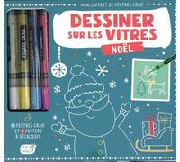 Mon coffret de feutres craie - Dessiner sur les vitres Noël NE