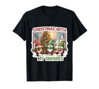 Noël avec Mes Gnomes Funny Gnomes Friends Crew Gnomes Crew Fun T-Shirt