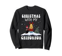 Noël avec Mon Chihuahua Dog Puppy Funny Xmas Sweatshirt