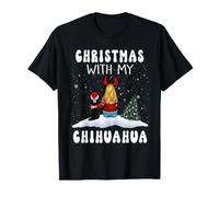 Noël avec Mon Chihuahua Dog Puppy Funny Xmas T-Shirt