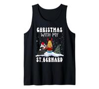 Noël avec Mon Chiot St Bernard Dog Funny Xmas Débardeur