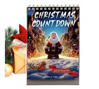 Noël Avent 2026 Décorations Panneau Père Noël 100 Jours