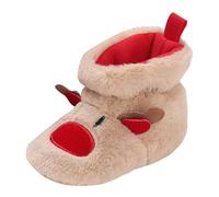 Noël Bébé Chaussons en Tricot Doux,Chausson Garcon 35 Chaussures Enfant Fille Rain Boots Pyjama Naissance Fille Sandales Fille 26 Pantoufles Charentaises(Kaki,19)