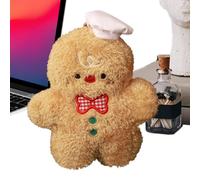 Noël Bonhomme De D'Épice Peluche | Oreiller De Câlin Confortable Et Mignon Pour Noël | Peluche Représentant Un Bonhomme En D'Épice - Pour Femmes Et Adolescents Halloween Mariage Fêtes Automne Plage