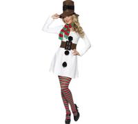 Noël Bonhomme de Neige Déguisement Femme Sexy Déguisement Noël Femmes UK 8-18